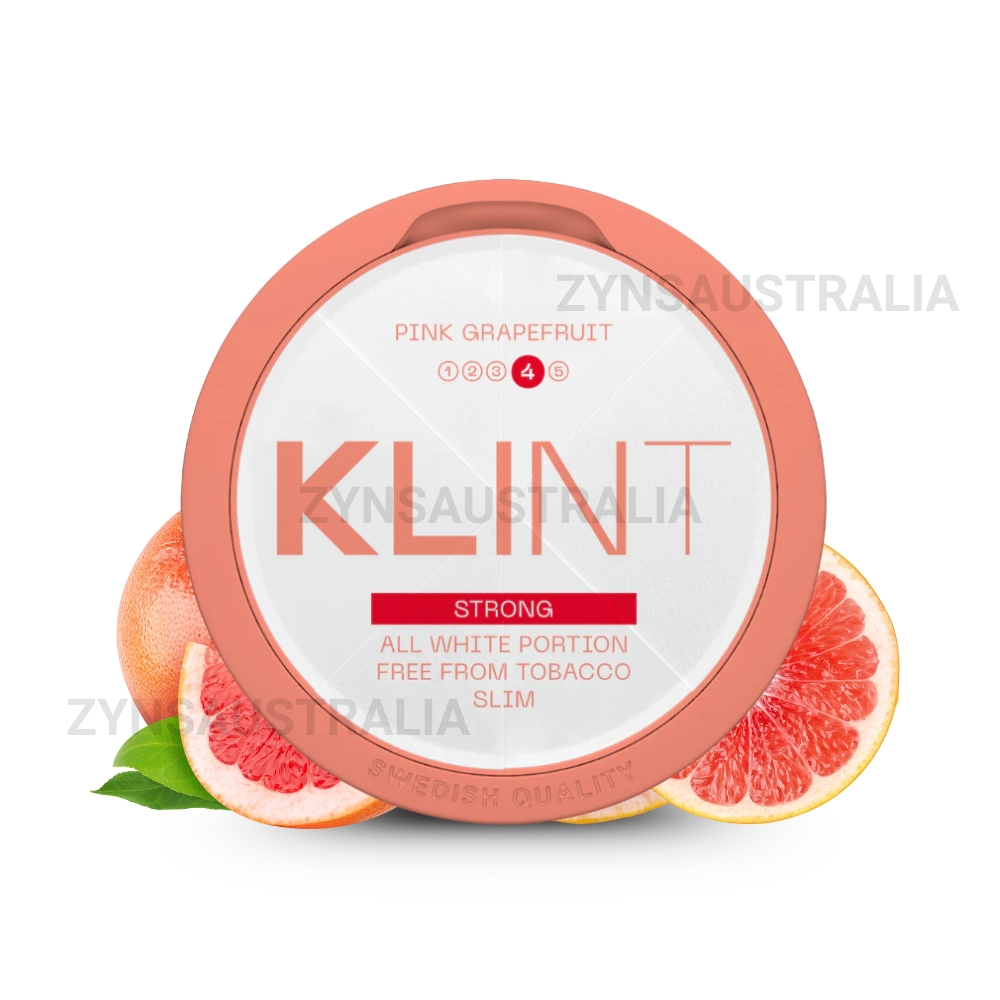 KLINT Nicotine Pouches Pink Grapefruit 11.2mg KLINT Nicotine Pouches Pink Grapefruit 11.2mg