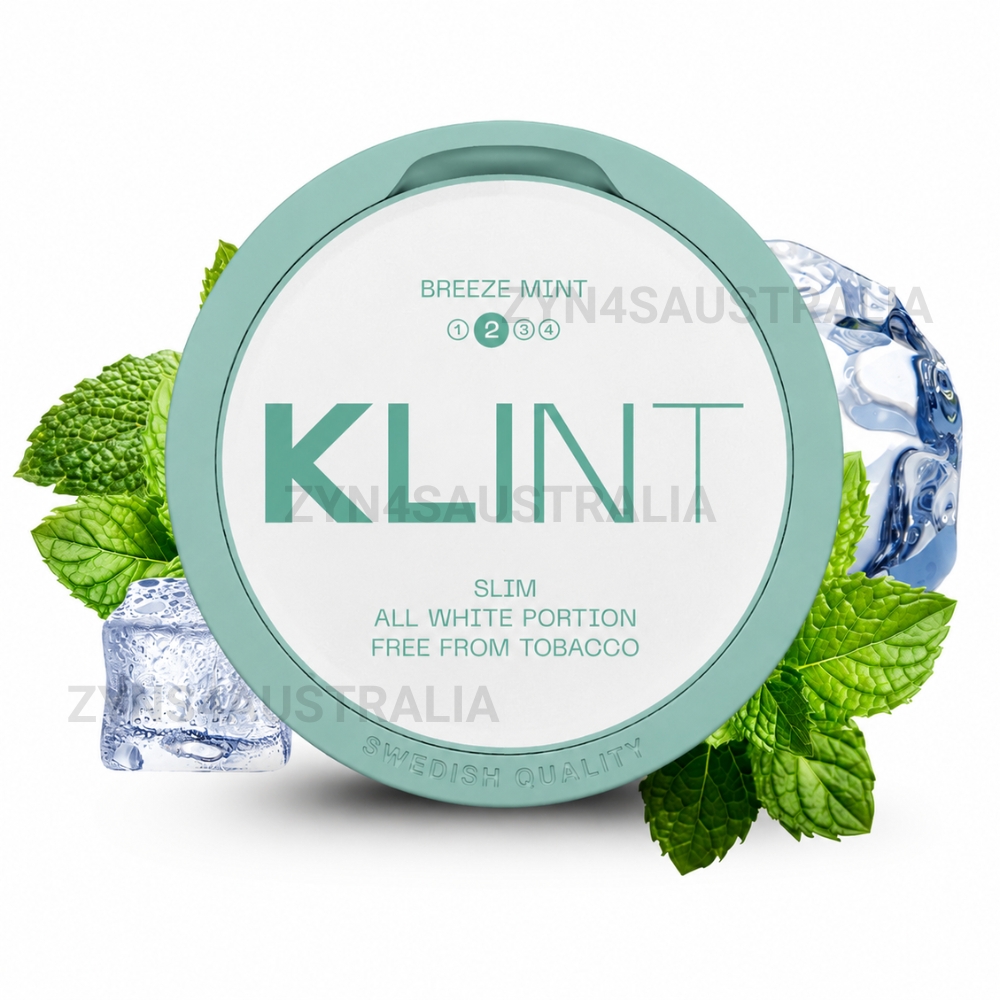 KLINT Nicotine Pouches Breezy Mint KLINT Nicotine Pouches Breezy Mint