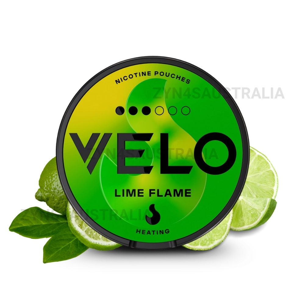 Velo Nicotine Pouches Lime Flame 8mg Velo Nicotine Pouches Lime Flame 8mg